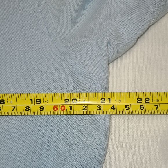 Original Penguin Pale Blue Chest Pocket With Penguin Logo Polo M - Picture 8 of 9